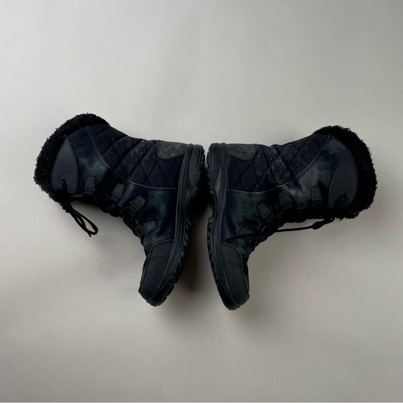 Columbia Black Winter Boots with Fur Trim - Picture 4 of 8